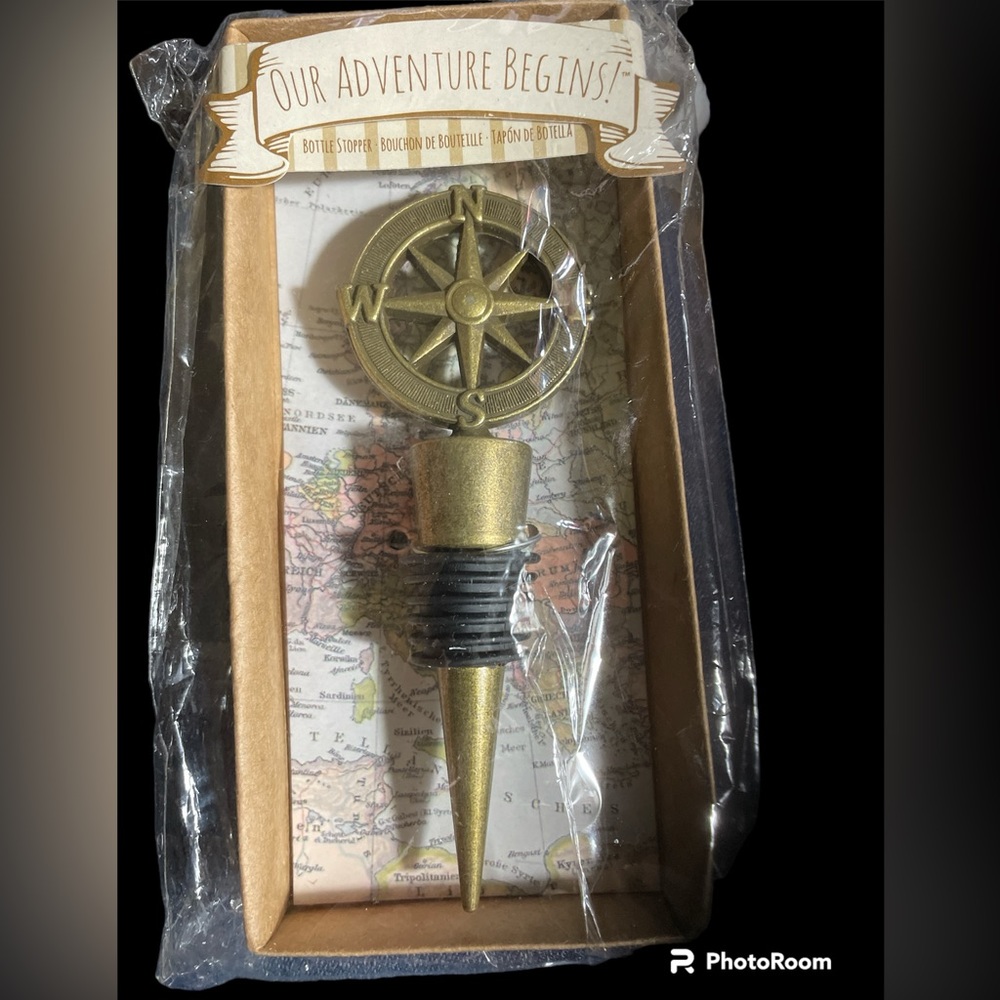 Kate Aspen nautical bottle stopper NIP
